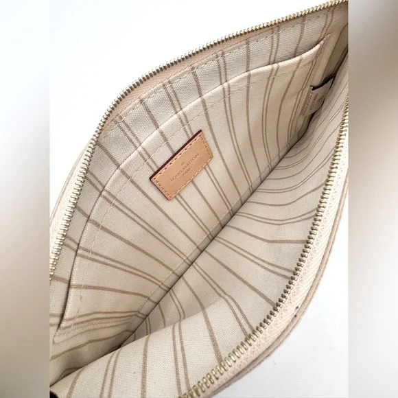 Louis Vuitton Damier Azur Neverfull Pouch - Picture 3 of 8